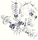 Page B Diagram and Parts List for DP461000AJ 2005 Campbell Hausfeld Compressor